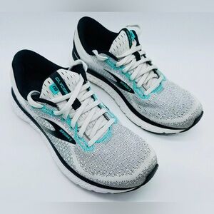 Brooks Glycerin 18 GTS DNA Gray Blue Black Running Sneakers Shoes-Womens 7 B Med